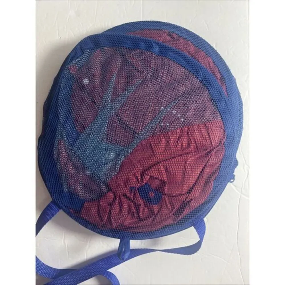 Swimways Baby Spring Float‎ Sun Canopy Blue & Red Swim Step 1 Used